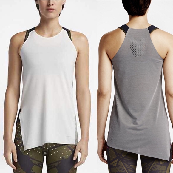 nike asymmetrical tank